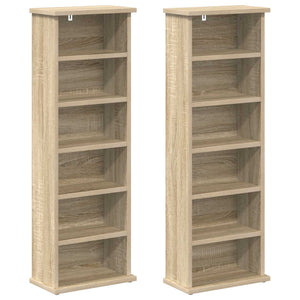Ντουλάπα CD 2 τμχ. Sonoma Δρυς 60 x 17 x 92 εκ.