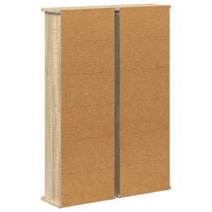 Ντουλάπα CD 2 τμχ. Sonoma Δρυς 60 x 17 x 92 εκ.