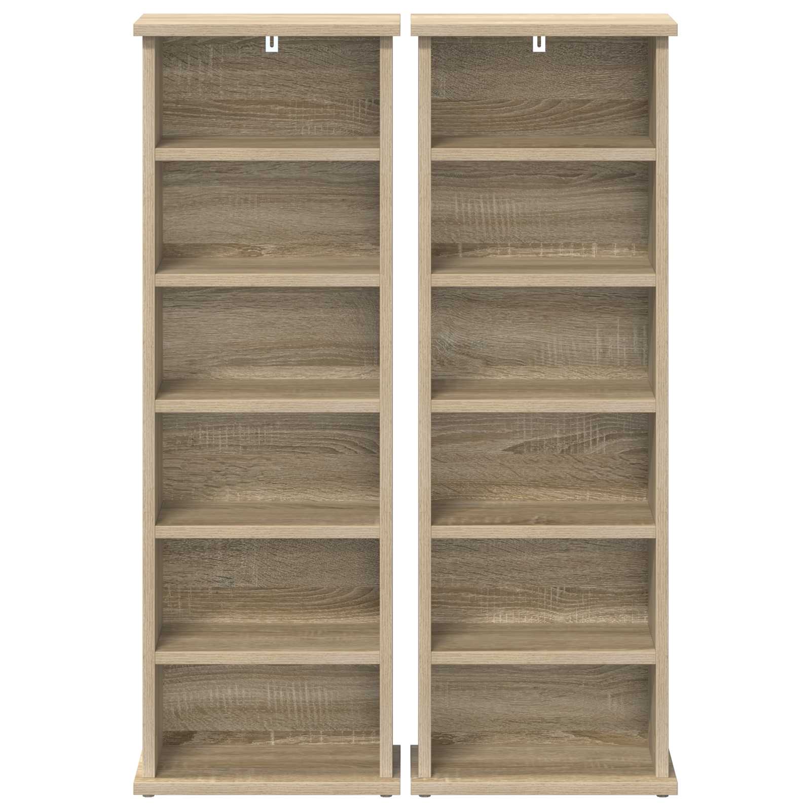 Ντουλάπα CD 2 τμχ. Sonoma Δρυς 60 x 17 x 92 εκ.