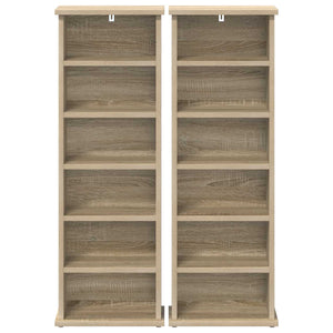 Ντουλάπα CD 2 τμχ. Sonoma Δρυς 60 x 17 x 92 εκ.