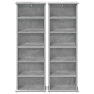 Ντουλάπα CD 2 τμχ. Γκρι Σκυροδέματος 60 x 17 x 92 εκ. - Pakobazaar