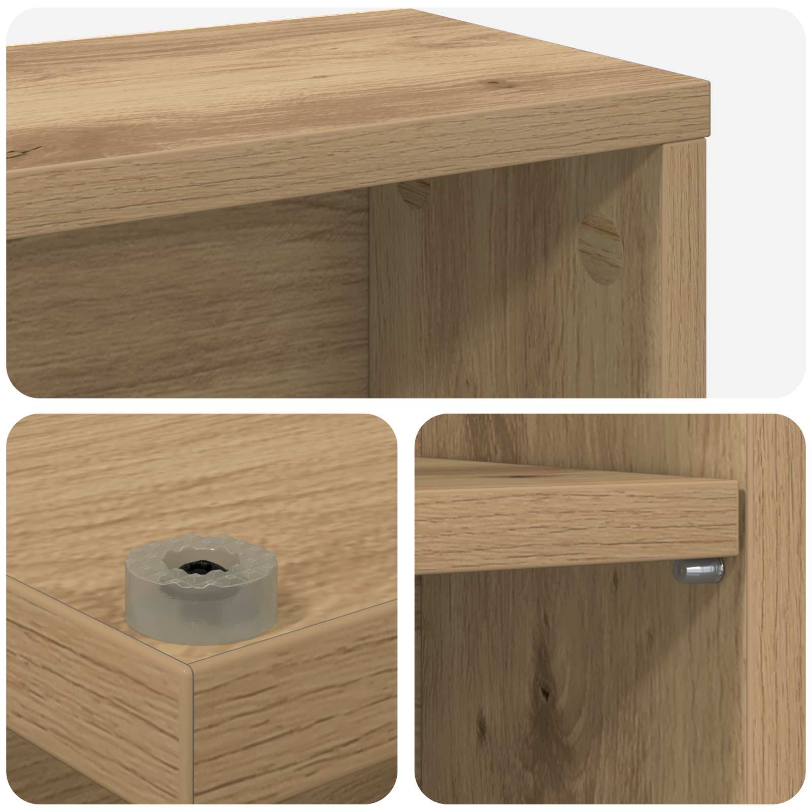 Ντουλάπα CD Artisan Δρυς 60 x 17 x 92 εκ. Επεξεργασμένο Ξύλο