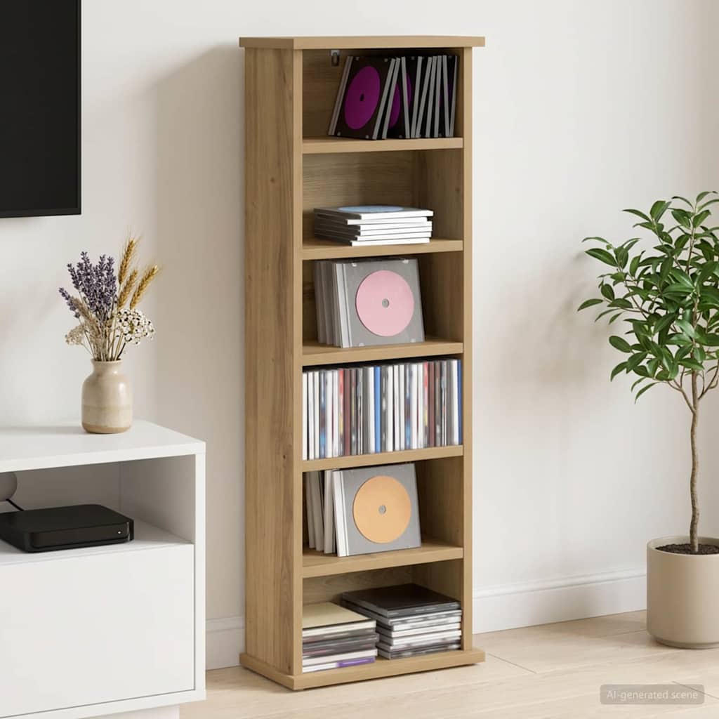 Ντουλάπα CD Artisan Δρυς 60 x 17 x 92 εκ. Επεξεργασμένο Ξύλο