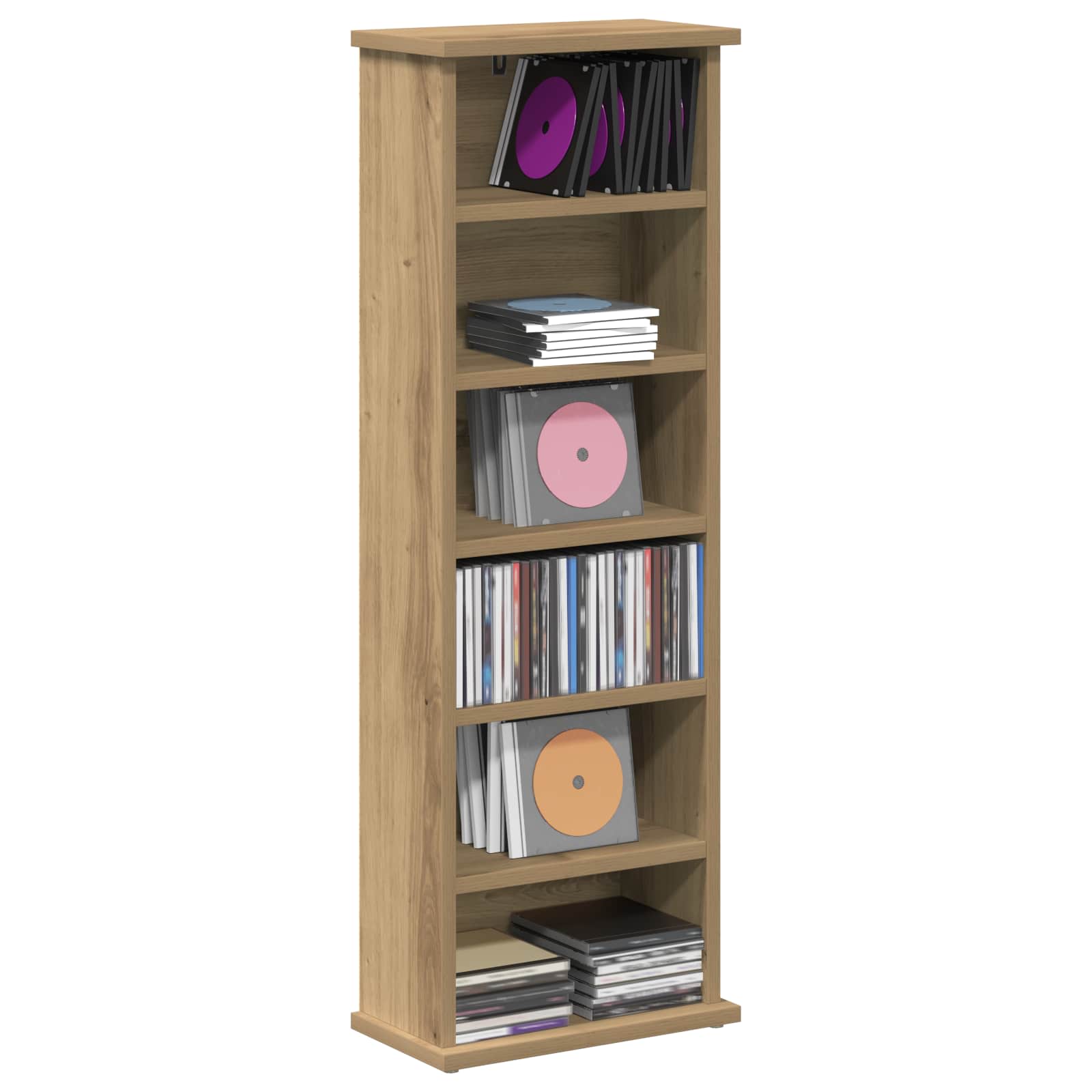 Ντουλάπα CD Artisan Δρυς 60 x 17 x 92 εκ. Επεξεργασμένο Ξύλο