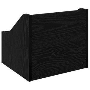 Κουτί LP Μαύρη Δρυς 37 x 33 x 32 εκ. Επεξεργασμένο Ξύλο