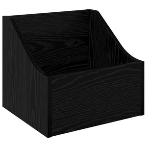 Κουτί LP 2 τμχ. Μαύρη Δρυς 37 x 33 x 32 εκ. Επεξεργασμένο Ξύλο