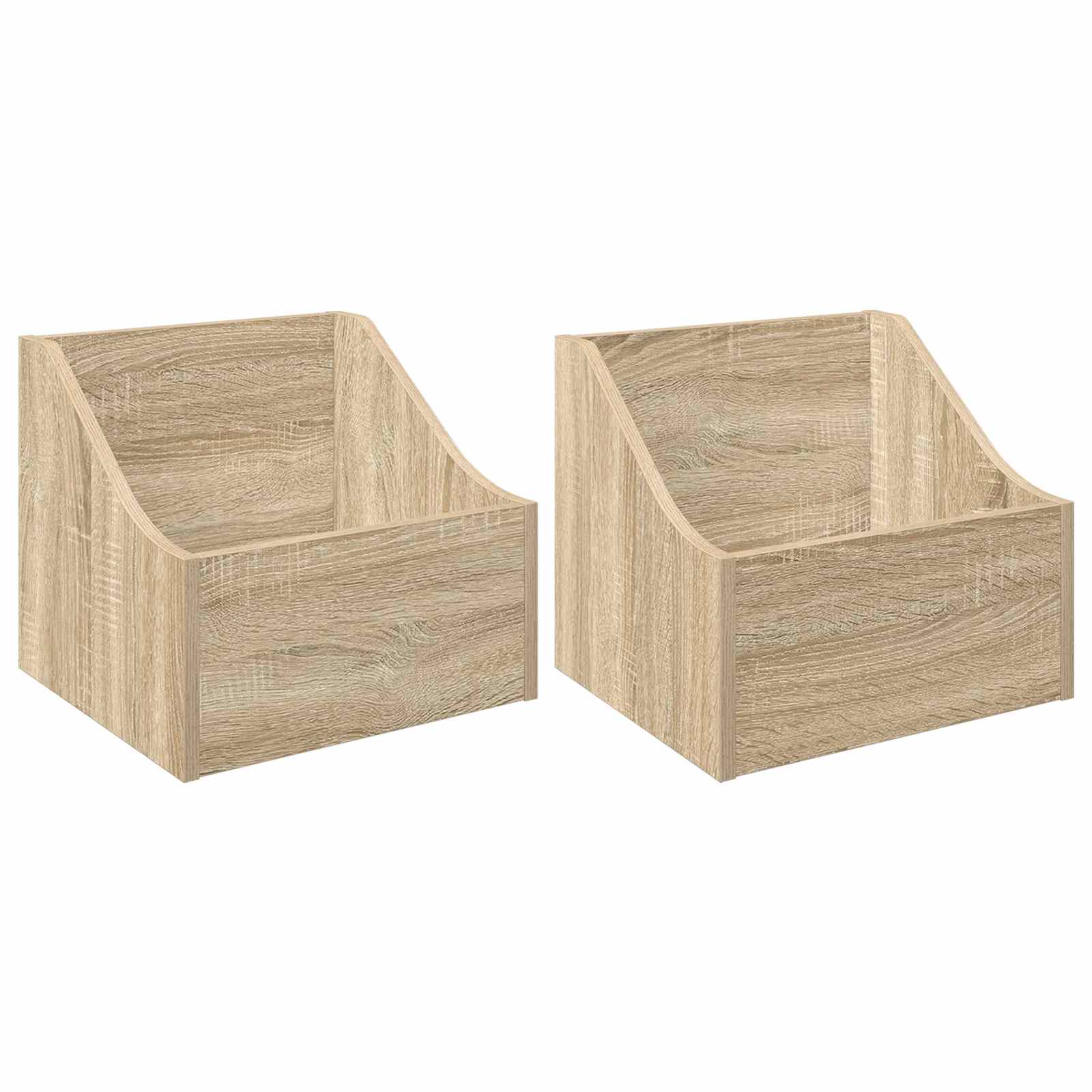 Κουτί LP 2 τμχ. Sonoma Δρυς 37 x 33 x 32 εκ. Επεξεργασμένο Ξύλο