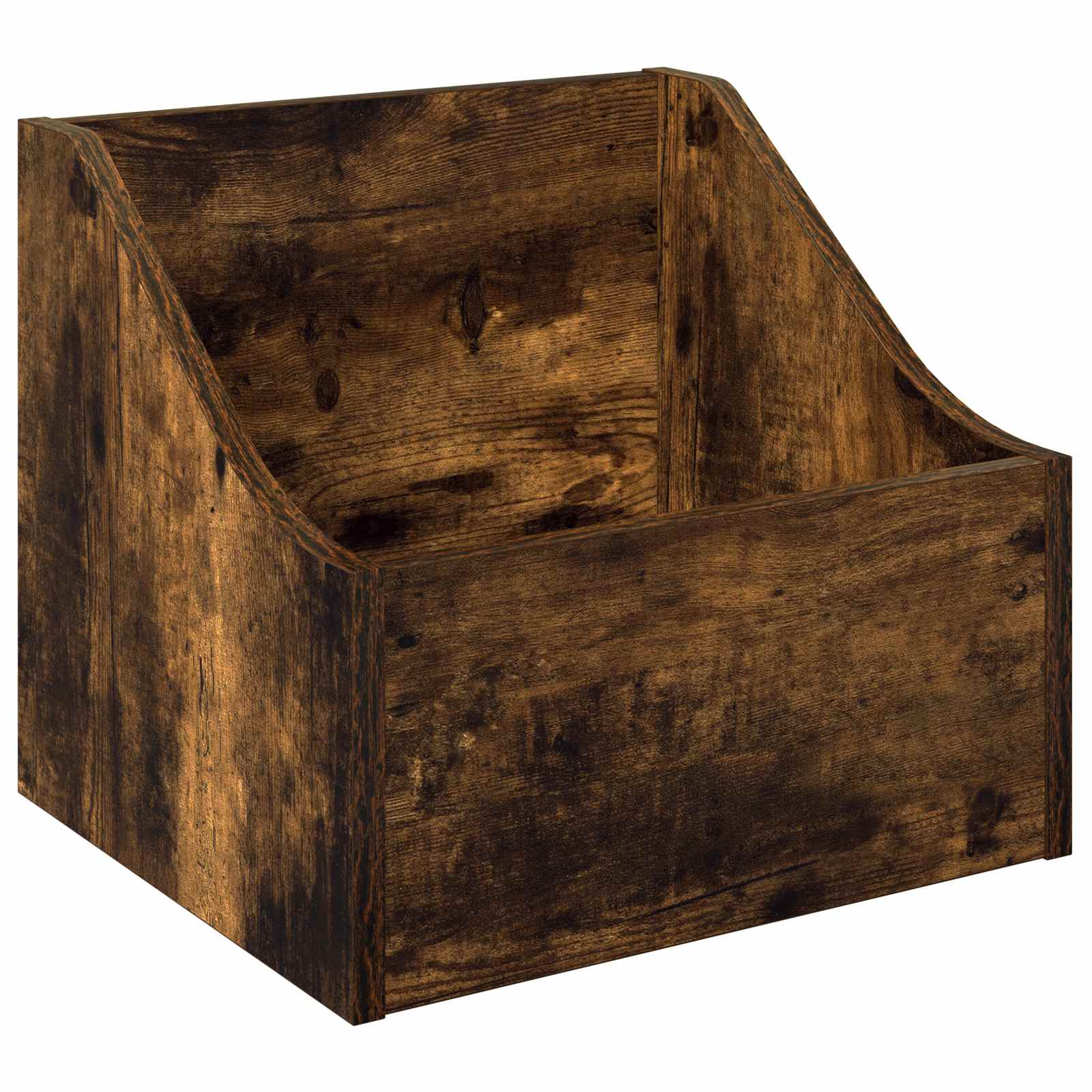 Κουτί LP 2 τμχ. Καπνισμένο Ξύλο Δρυός 37 x 33 x 32 εκ.
