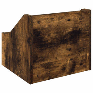 Κουτί LP 2 τμχ. Καπνισμένο Ξύλο Δρυός 37 x 33 x 32 εκ.