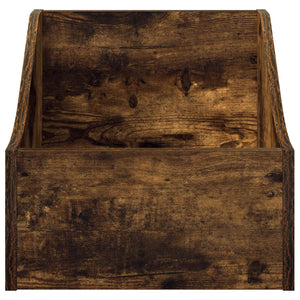Κουτί LP 2 τμχ. Καπνισμένο Ξύλο Δρυός 37 x 33 x 32 εκ.