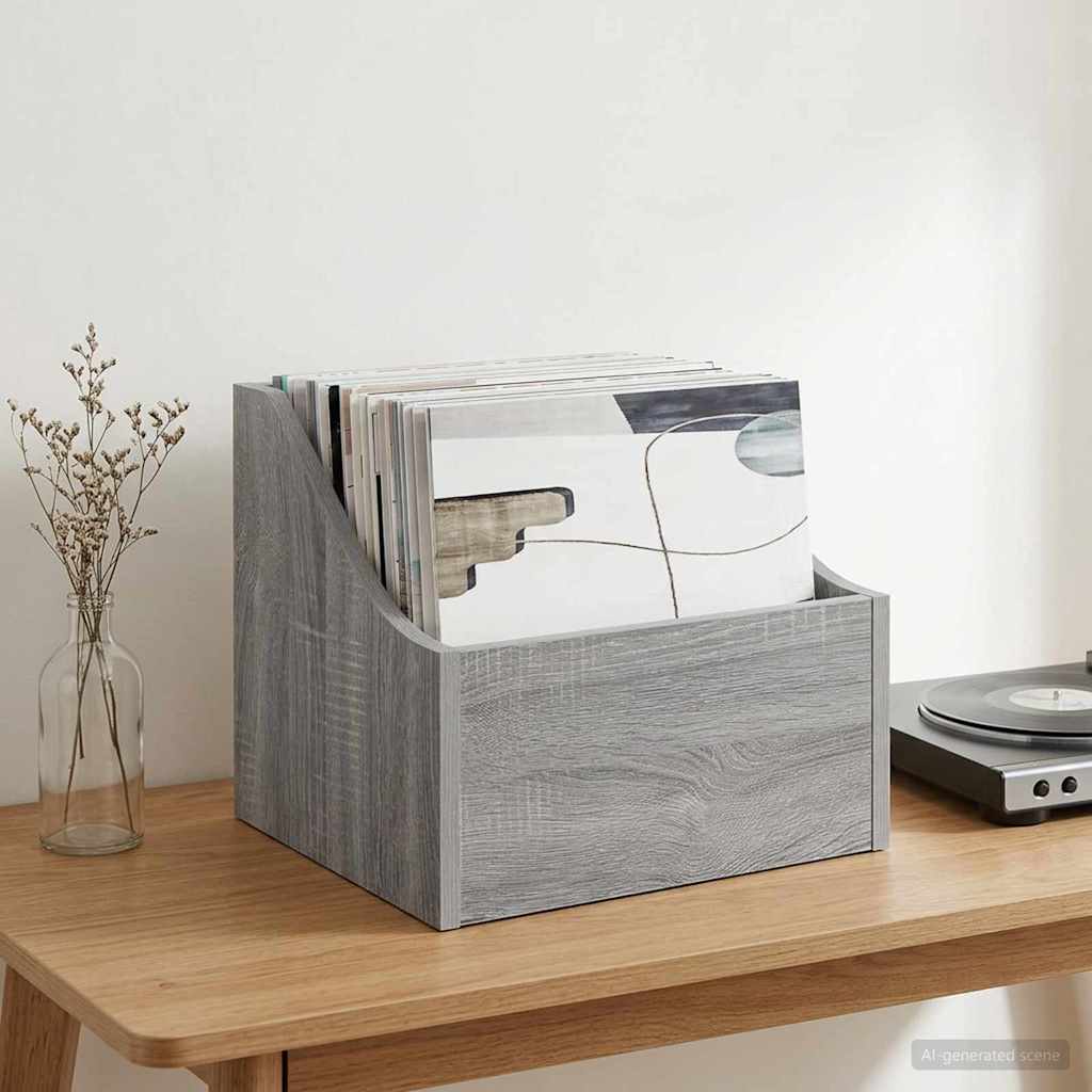 Κουτί LP Γκρι Sonoma 37 x 33 x 32 εκ. Επεξεργασμένο Ξύλο - Pakobazaar