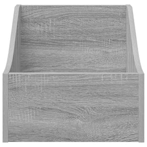 Κουτί LP 2 τμχ. Γκρι Sonoma 37 x 33 x 32 εκ. Επεξεργασμένο Ξύλο - Pakobazaar