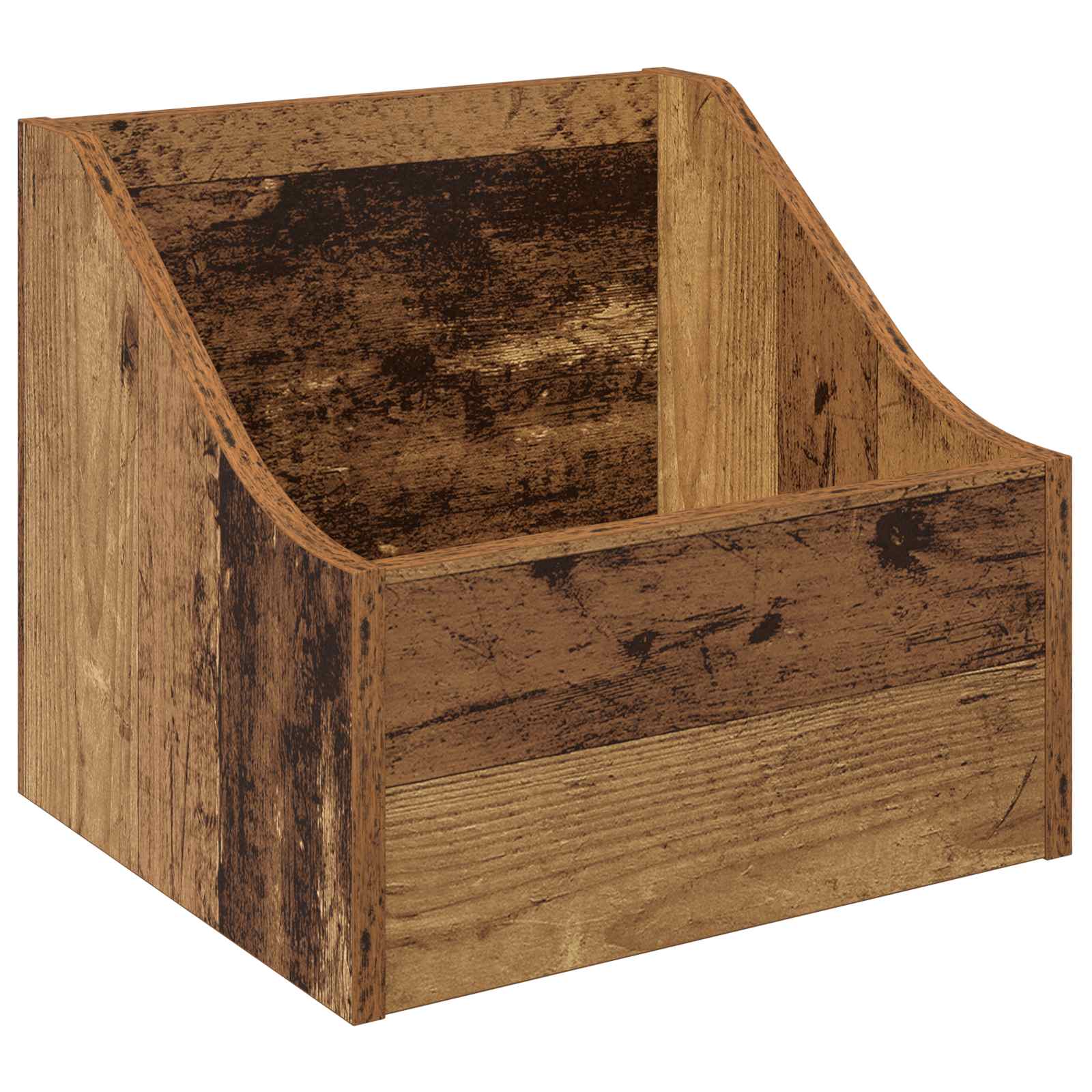 Κουτί LP 2 τμχ. Ξύλο δρυός 37 x 33 x 32 εκ. Επεξεργασμένο Ξύλο