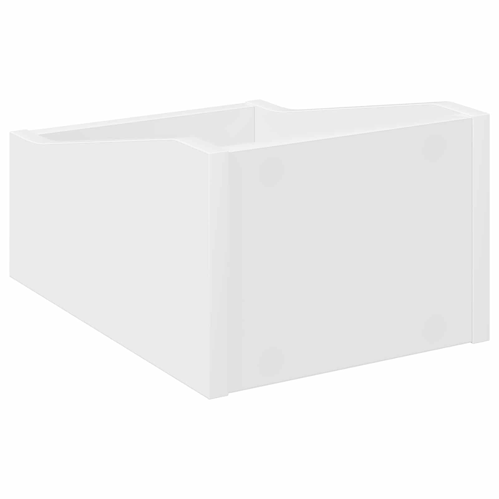 Κουτί LP 2 τμχ. Λευκό 23 x 33 x 16 εκ. Επεξεργασμένο Ξύλο