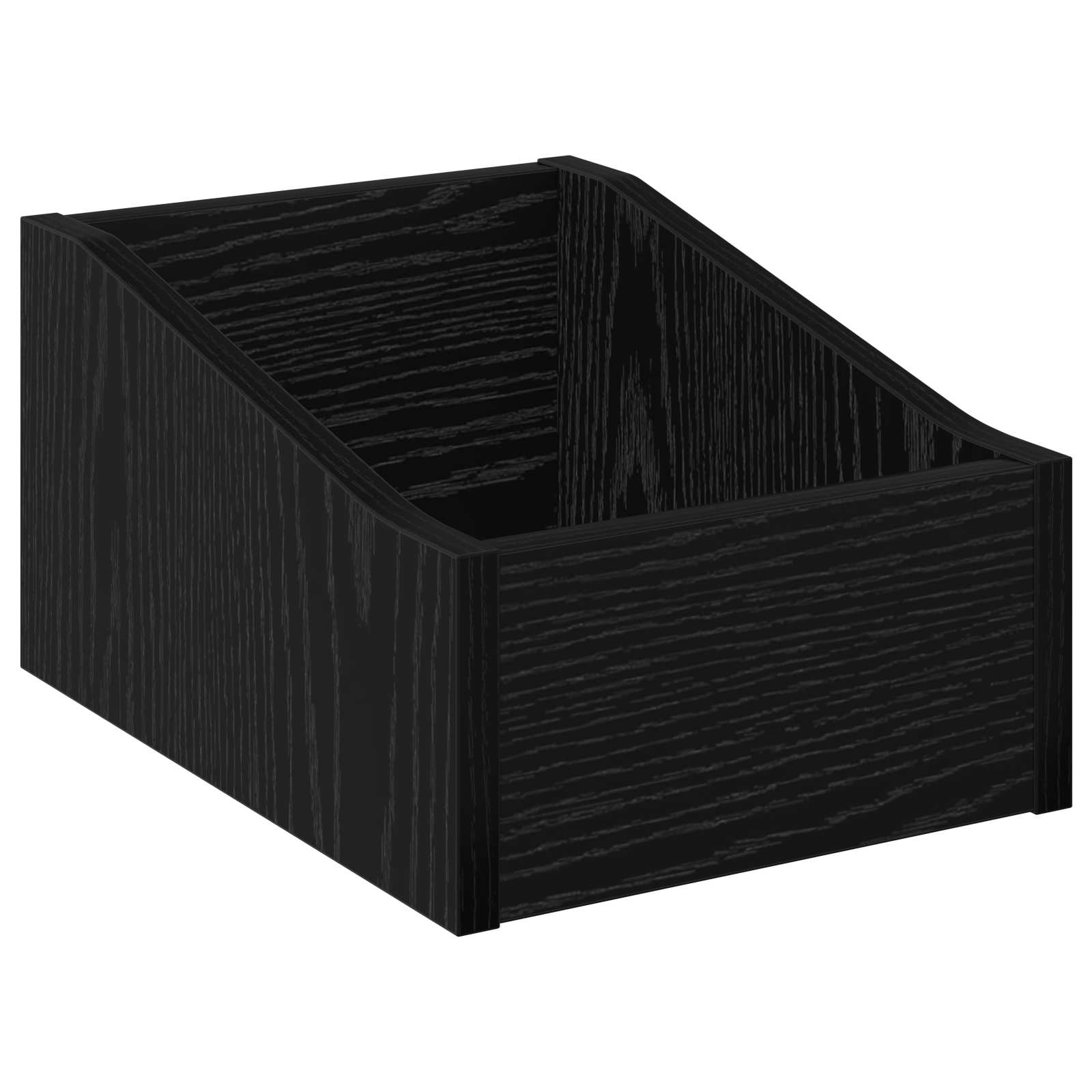 Κουτί LP 2 τμχ. Μαύρη Δρυς 23 x 33 x 16 εκ. Επεξεργασμένο Ξύλο - Pakobazaar