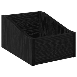 Κουτί LP 2 τμχ. Μαύρη Δρυς 23 x 33 x 16 εκ. Επεξεργασμένο Ξύλο - Pakobazaar