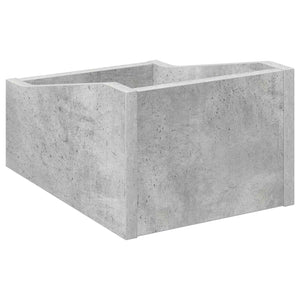 Κουτί LP 2 τμχ. Γκρι Σκυροδέματος 23 x 33 x 16 εκ. - Pakobazaar