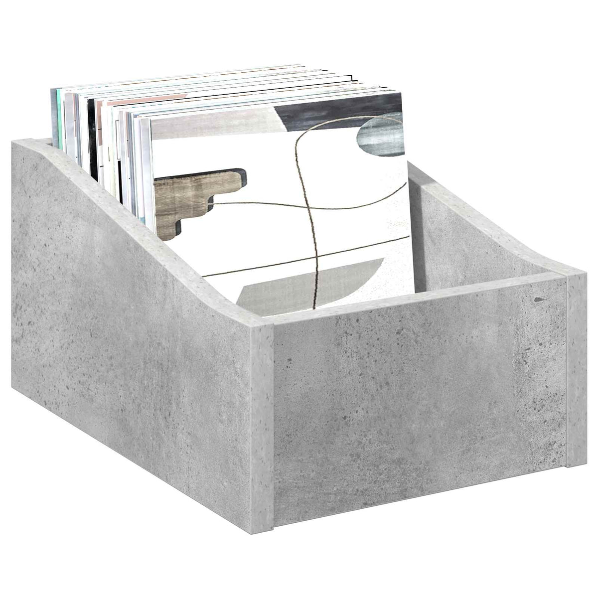 Κουτί LP 2 τμχ. Γκρι Σκυροδέματος 23 x 33 x 16 εκ. - Pakobazaar
