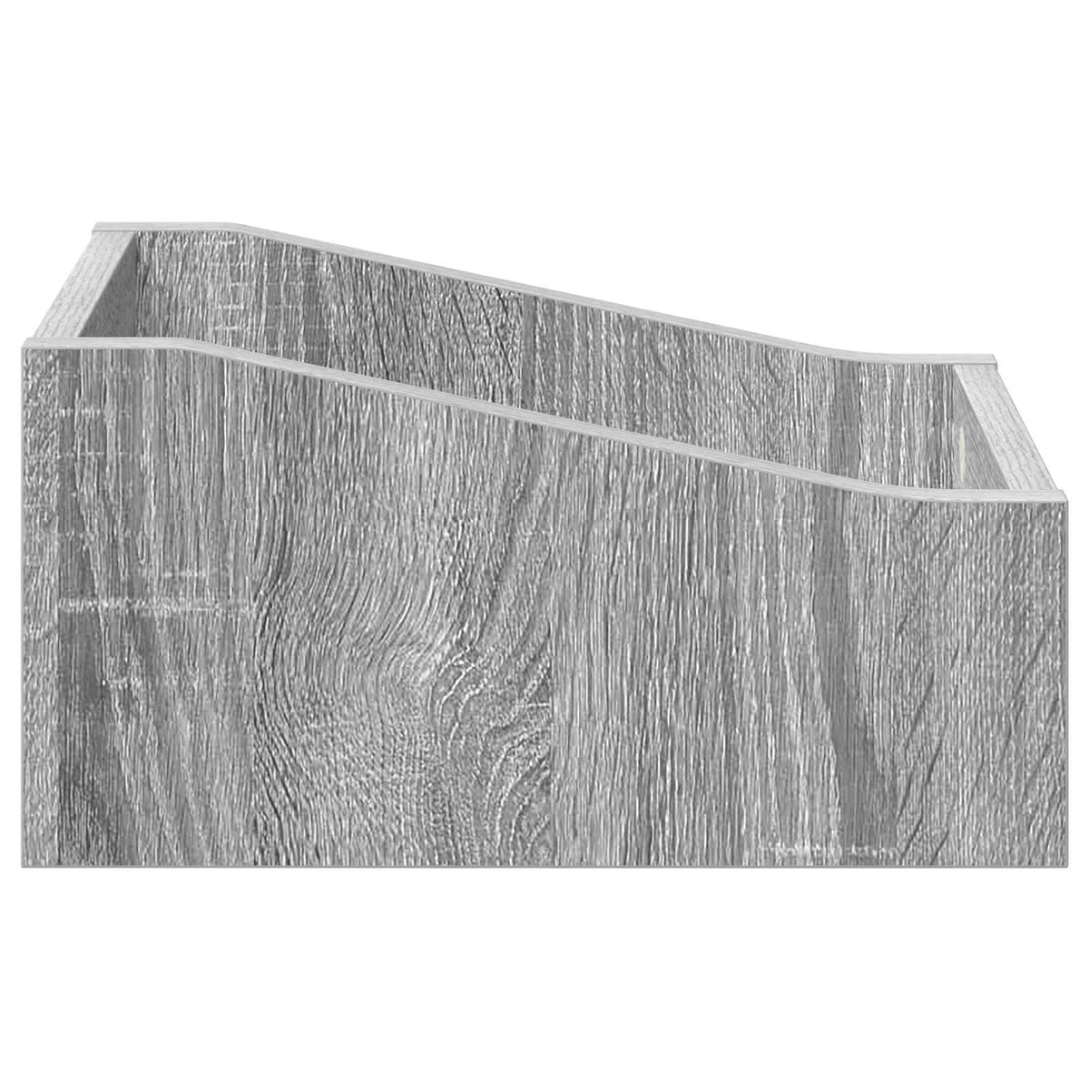 Κουτί LP 2 τμχ. Γκρι Sonoma 23 x 33 x 16 εκ. Επεξεργασμένο Ξύλο - Pakobazaar