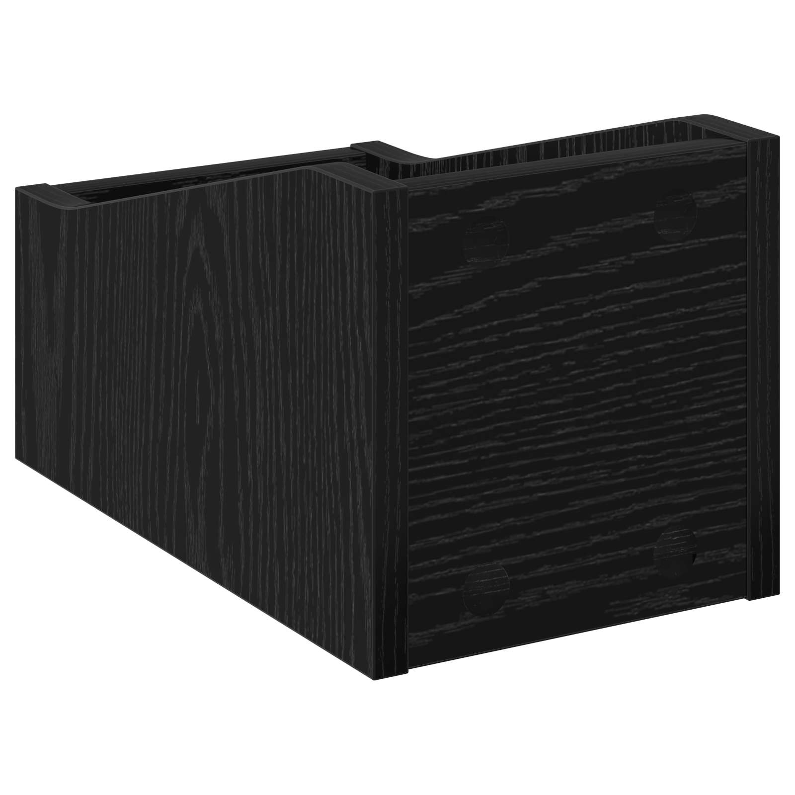 Κουτί LP Μαύρη Δρυς 18 x 32 x 18 εκ. Επεξεργασμένο Ξύλο