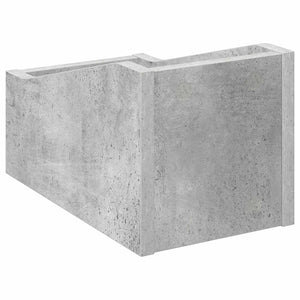Κουτί LP Γκρι Σκυροδέματος 18 x 32 x 18 εκ. Επεξεργασμένο Ξύλο