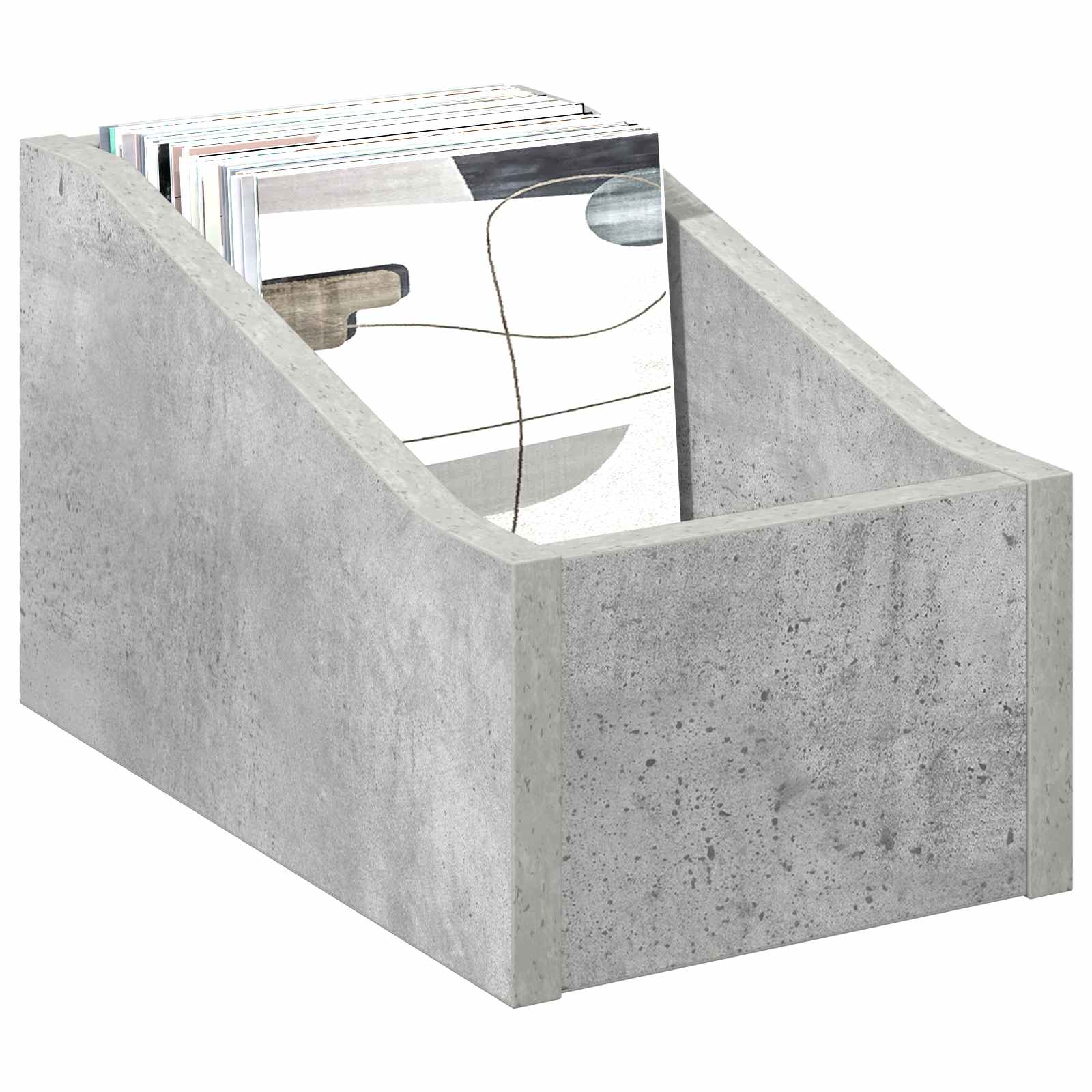 Κουτί LP Γκρι Σκυροδέματος 18 x 32 x 18 εκ. Επεξεργασμένο Ξύλο