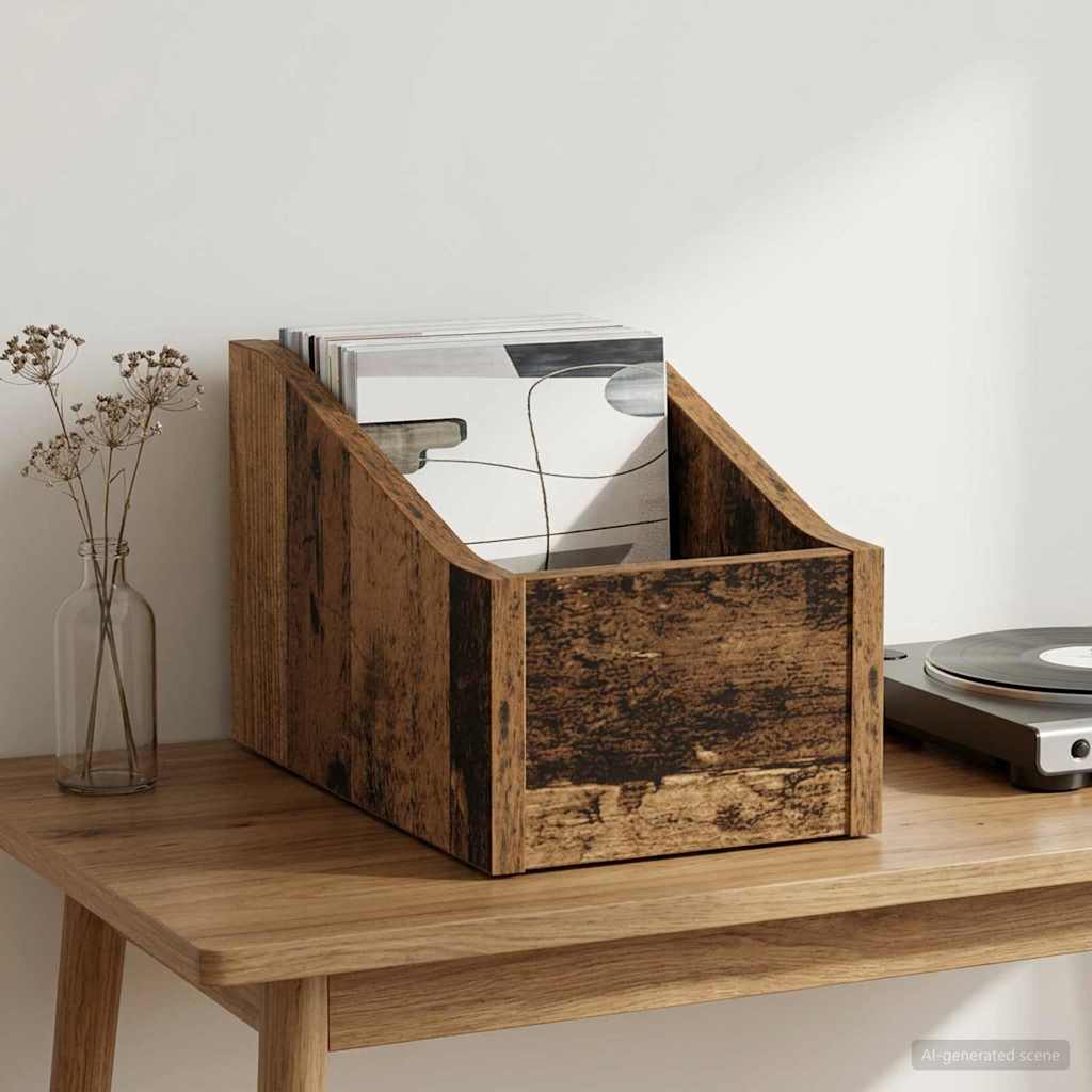 Κουτί LP Ξύλο δρυός 18 x 32 x 18 εκ. Επεξεργασμένο Ξύλο
