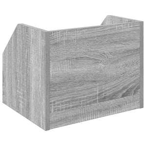 Κουτί Άλμπουμ Βινυλίου Γκρι Sonoma 38 x 30 x 29 εκ - Pakobazaar