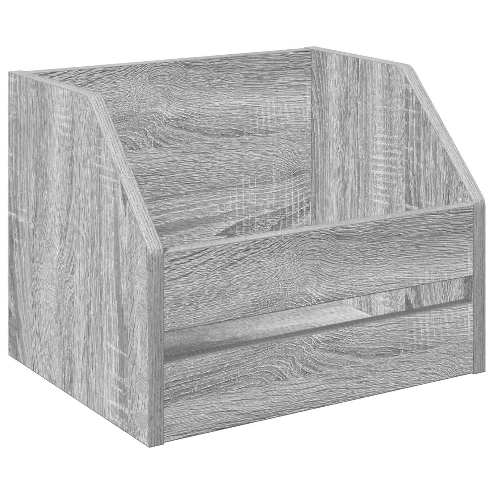 Κουτί Άλμπουμ Βινυλίου 2 τμχ. Γκρι Sonoma 38 x 30 x 29 εκ - Pakobazaar
