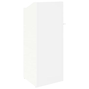 Ντουλάπι δίσκων βινυλίου Λευκό 36 x 36 x 95,5 εκ