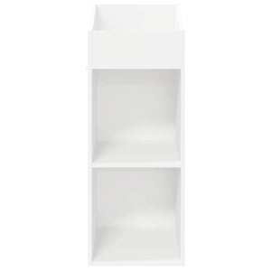 Ντουλάπι δίσκων βινυλίου Λευκό 36 x 36 x 95,5 εκ