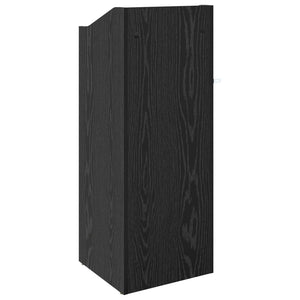 Ντουλάπι δίσκων βινυλίου Μαύρη Δρυς 36 x 36 x 95,5 εκ - Pakobazaar