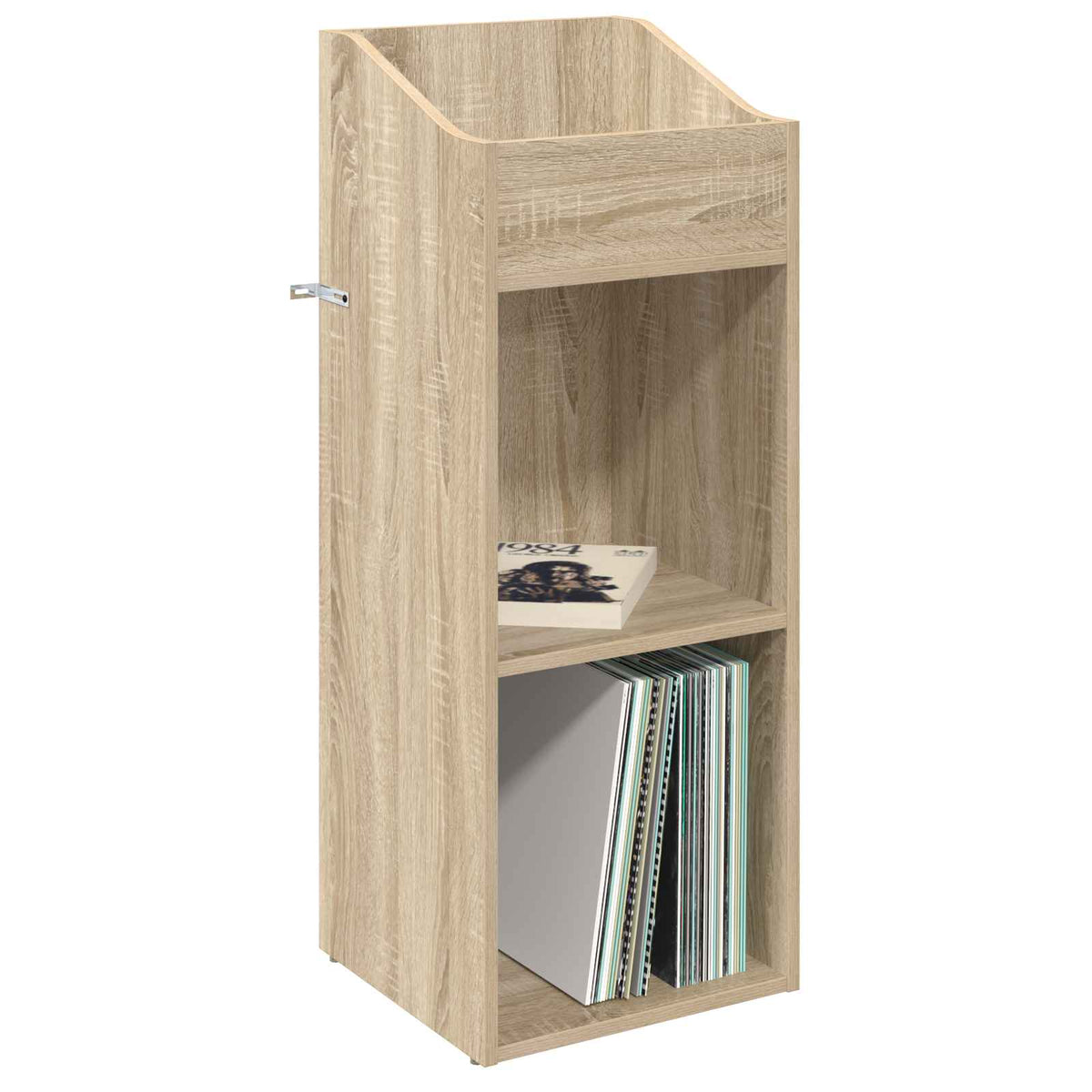Ντουλάπι δίσκων βινυλίου Sonoma Δρυς 36 x 36 x 95,5 εκ