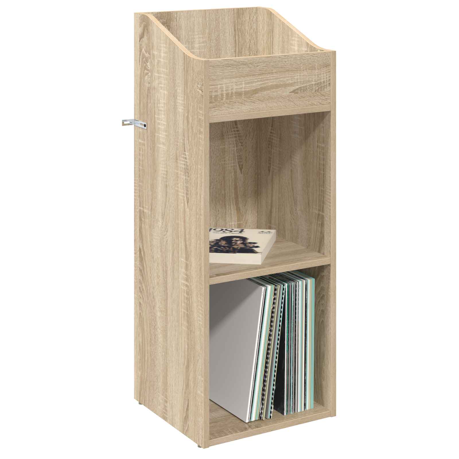 Ντουλάπι δίσκων βινυλίου Sonoma Δρυς 36 x 36 x 95,5 εκ
