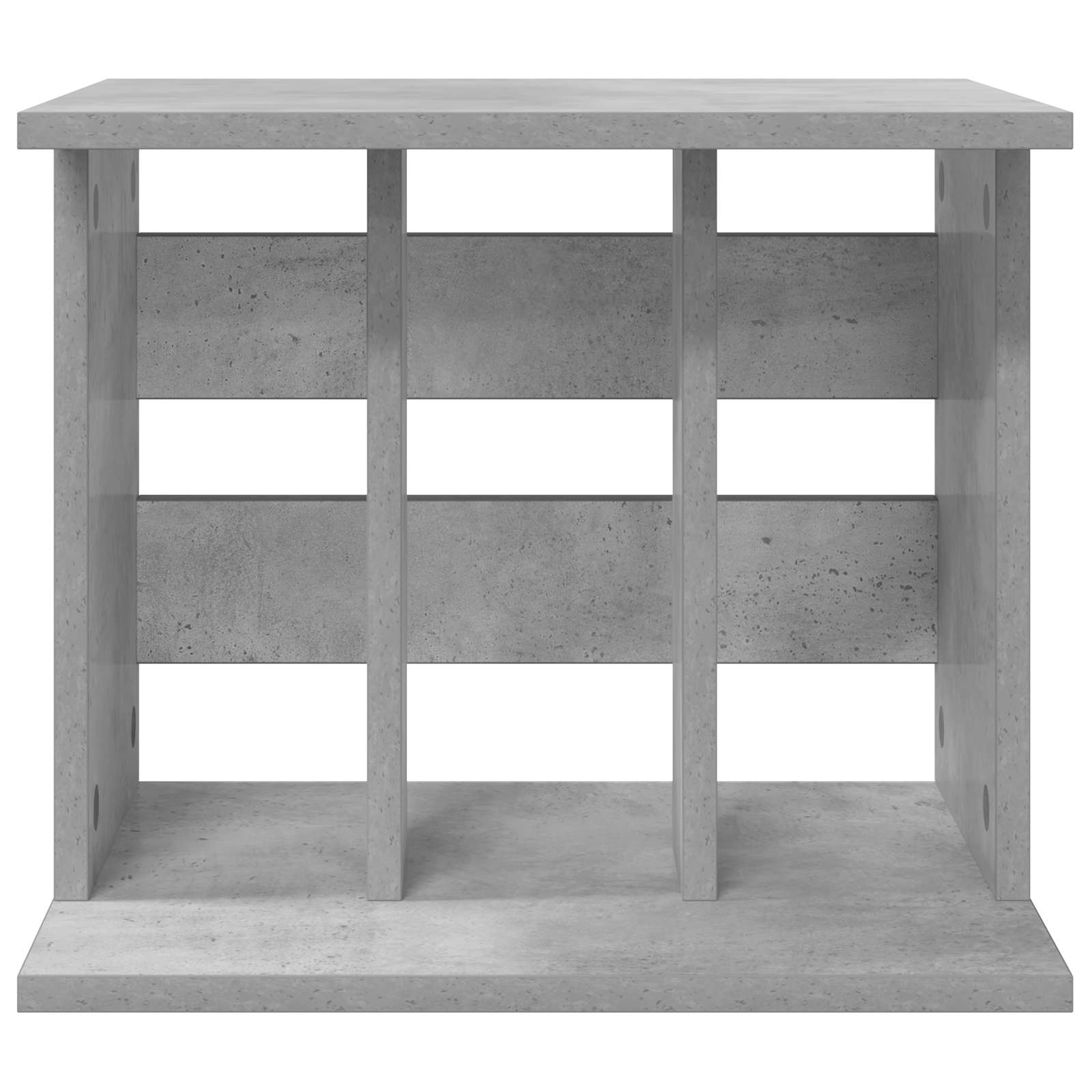 Αποθήκευση Βινυλίου Γκρι Σκυροδέματος 42 x 33 x 36 εκ.
