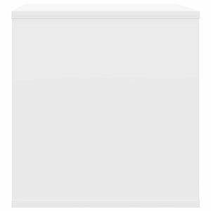 Κουτί Άλμπουμ Βινυλίου 2 τμχ. Λευκό 37 x 36,5 x 38 εκ.
