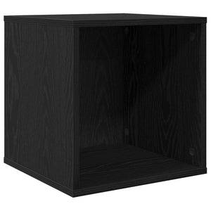 Κουτί Άλμπουμ Βινυλίου 2 τμχ. Μαύρη Δρυς 37 x 36,5 x 38 εκ. - Pakobazaar