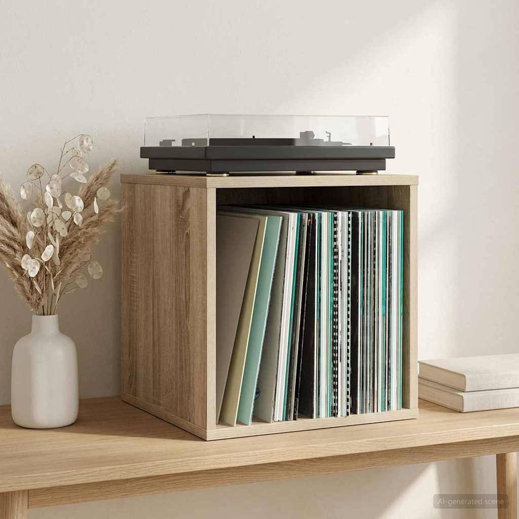 Κουτί Άλμπουμ Βινυλίου Sonoma Δρυς 37 x 36,5 x 38 εκ. - Pakobazaar