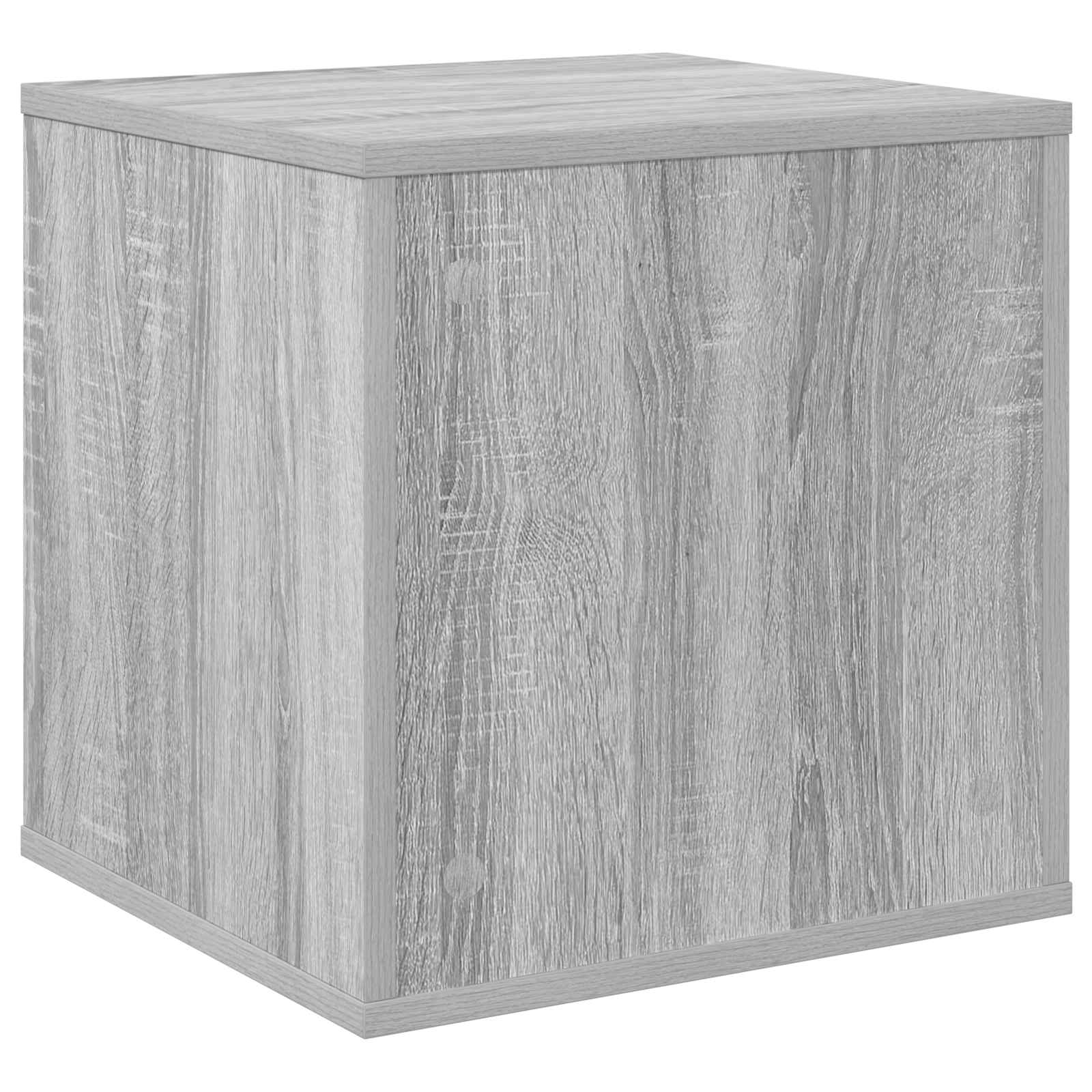 Κουτί Άλμπουμ Βινυλίου 2 τμχ. Γκρι Sonoma 37 x 36,5 x 38 εκ. - Pakobazaar