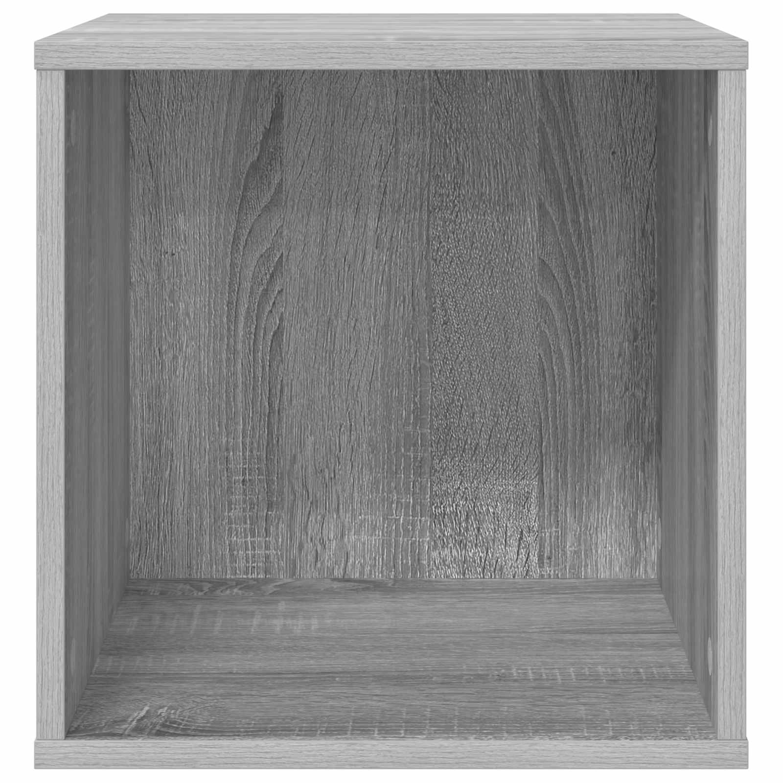 Κουτί Άλμπουμ Βινυλίου 2 τμχ. Γκρι Sonoma 37 x 36,5 x 38 εκ. - Pakobazaar