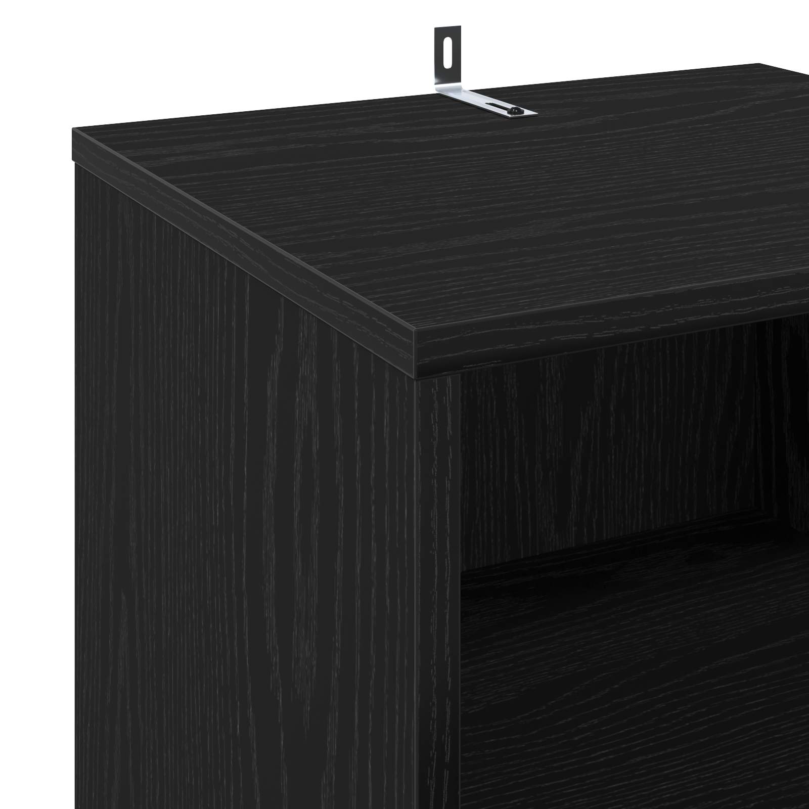 Ντουλάπι δίσκων βινυλίου Μαύρη Δρυς 38 x 33 x 61 εκ