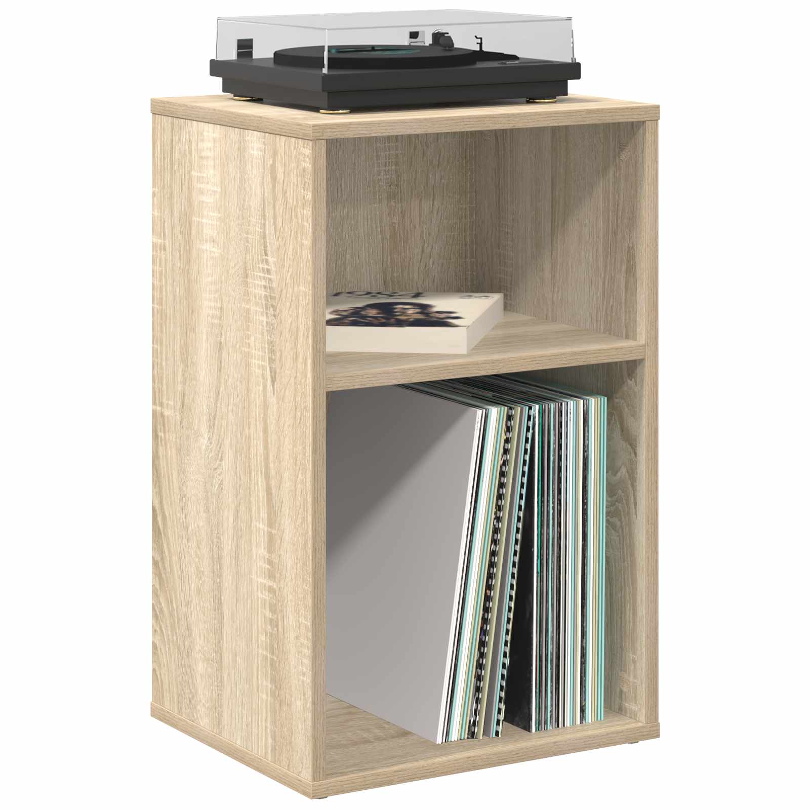 Ντουλάπι δίσκων βινυλίου Sonoma Δρυς 38 x 33 x 61 εκ - Pakobazaar
