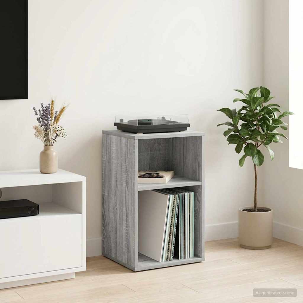 Ντουλάπι δίσκων βινυλίου Γκρι Sonoma 38 x 33 x 61 εκ - Pakobazaar