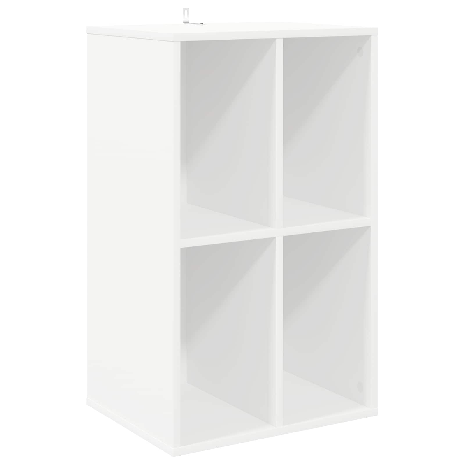 Ντουλάπι δίσκων βινυλίου Λευκό 44,5 x 36,5 x 74,5 εκ