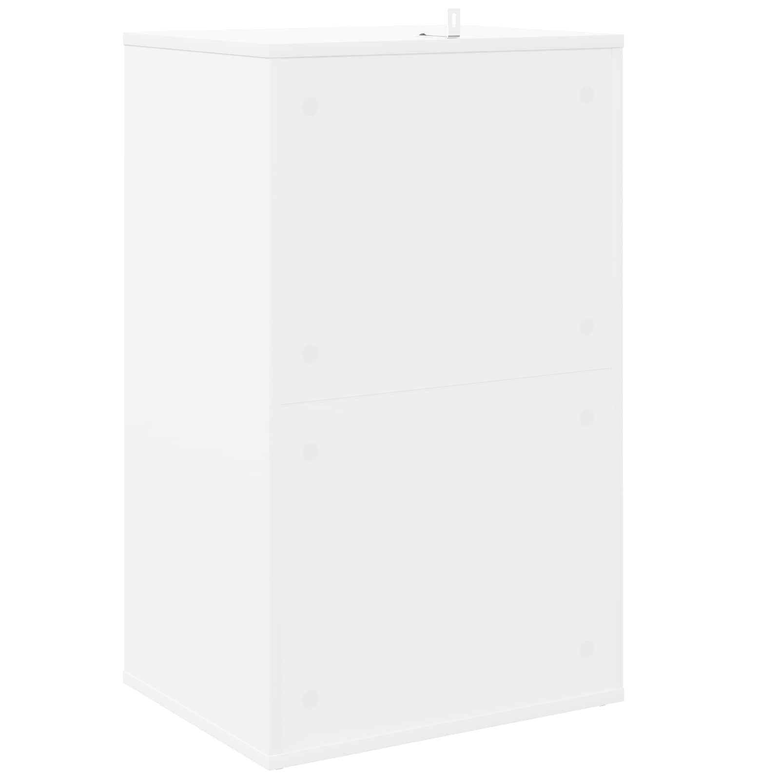 Ντουλάπι δίσκων βινυλίου Λευκό 44,5 x 36,5 x 74,5 εκ
