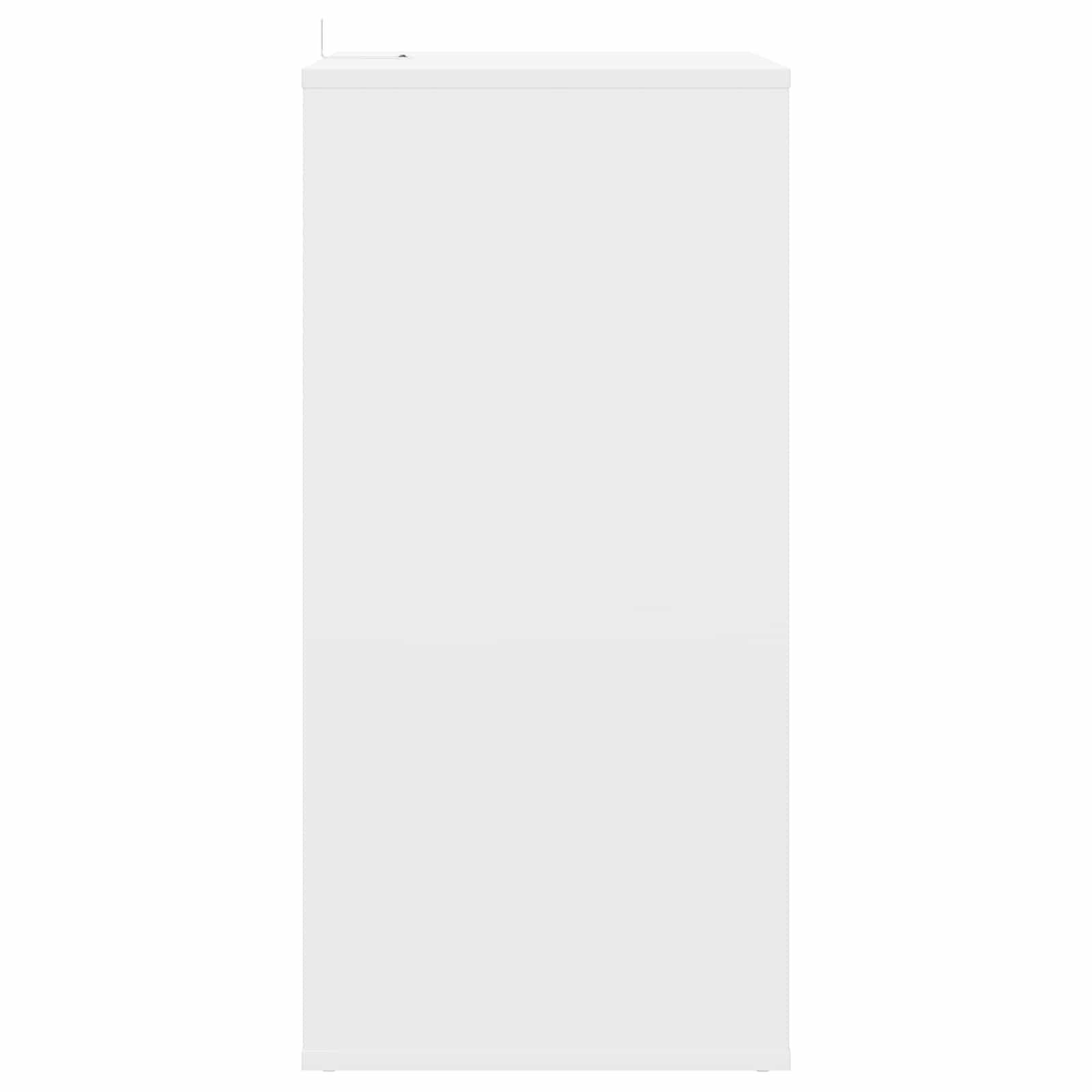 Ντουλάπι δίσκων βινυλίου Λευκό 44,5 x 36,5 x 74,5 εκ