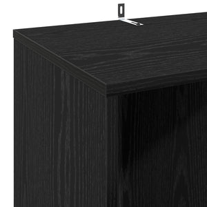 Ντουλάπι δίσκων βινυλίου Μαύρη Δρυς 44,5 x 36,5 x 74,5 εκ