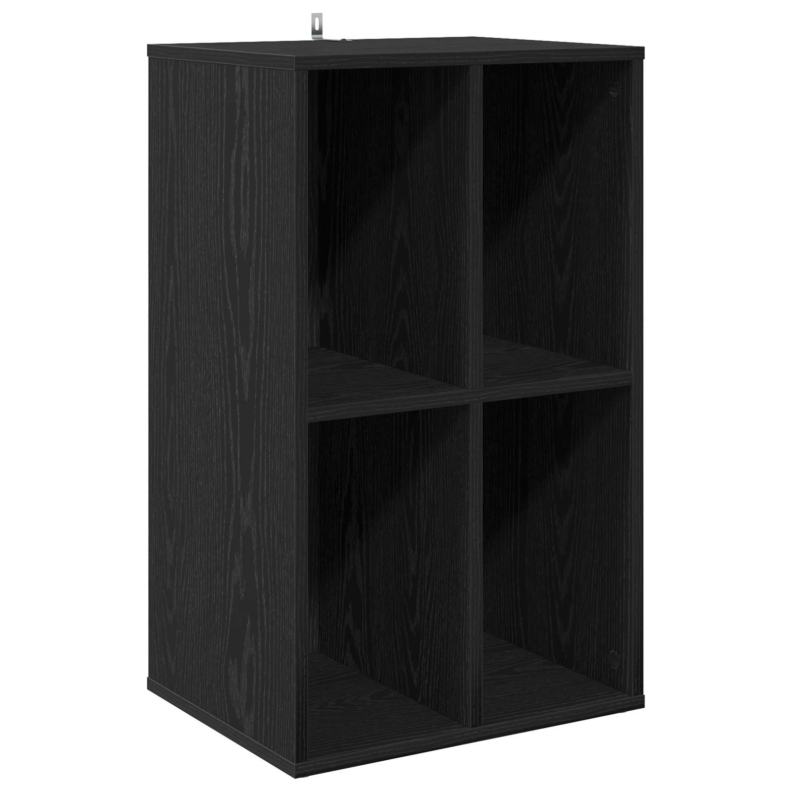 Ντουλάπι δίσκων βινυλίου Μαύρη Δρυς 44,5 x 36,5 x 74,5 εκ