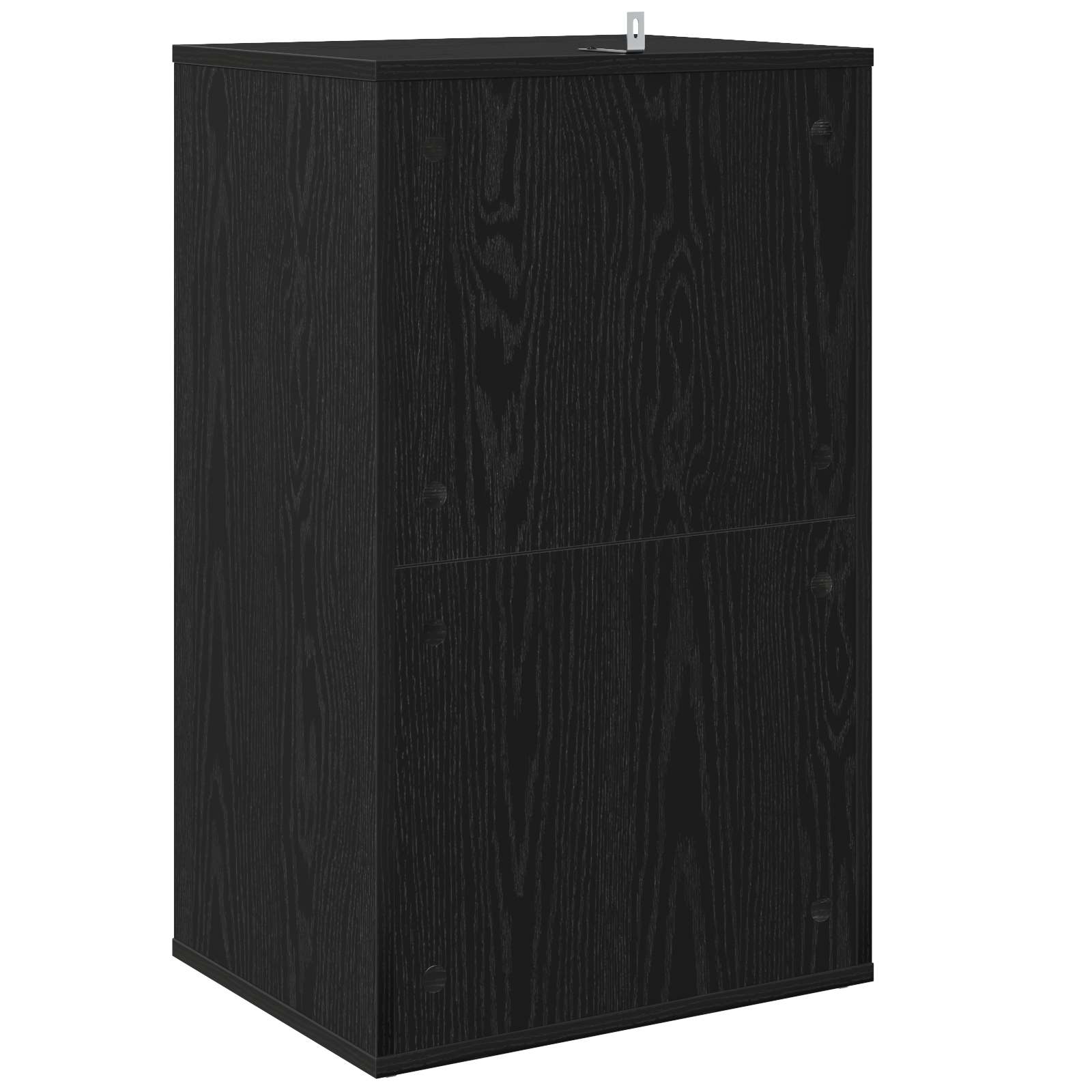 Ντουλάπι δίσκων βινυλίου Μαύρη Δρυς 44,5 x 36,5 x 74,5 εκ