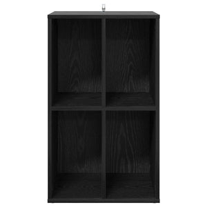 Ντουλάπι δίσκων βινυλίου Μαύρη Δρυς 44,5 x 36,5 x 74,5 εκ